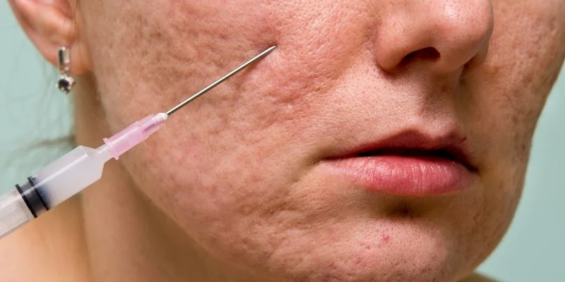 تزریق ژل جای جوش