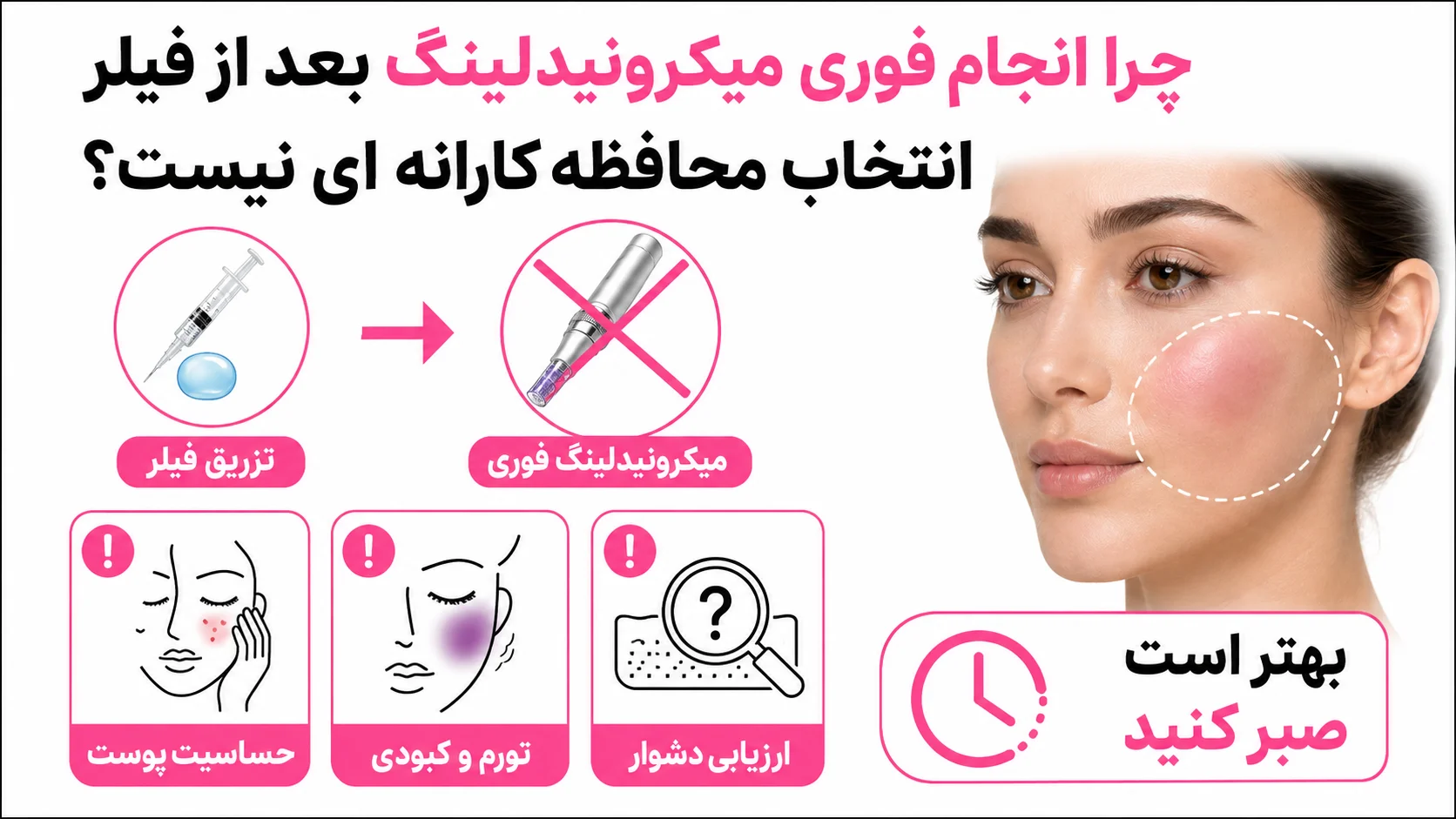 چرا انجام فوری میکرونیدلینگ بعد از فیلر انتخاب محافظه کارانه ای نیست؟